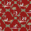 Neo-Bucolic wallpaper in Red by Coordonne