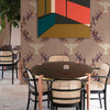 Neo-Rococo behang in Nude van Coordonne — interieur