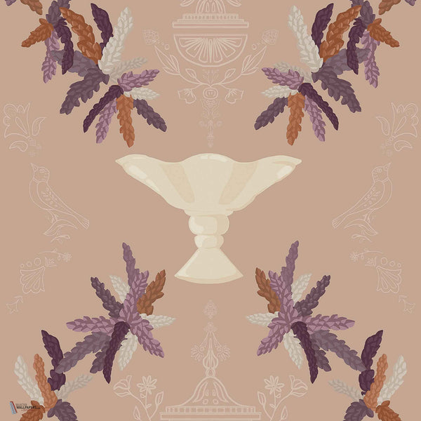 Neo-Rococo behang in Nude van Coordonne