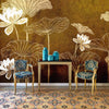 Nympha Metallics Tapete in Gold von Coordonne — Interieur
