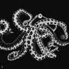 Octopus X-Ray wallpaper in Black by Coordonne