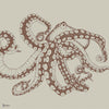 Octopus X-Ray wallpaper in Papirus by Coordonne