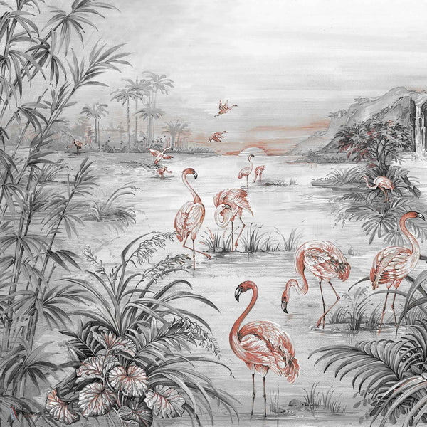 Roseus wallpaper in Chia seed by Coordonne