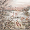 Roseus wallpaper in Rose by Coordonne