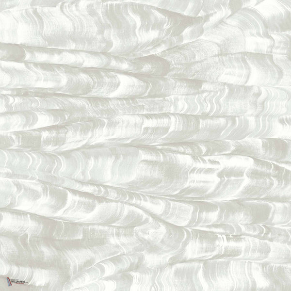 Sand Waves Textile wallpaper in Silver by Coordonne