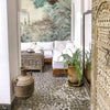 Taj Mahal Textile Tapete in Spring von Coordonne