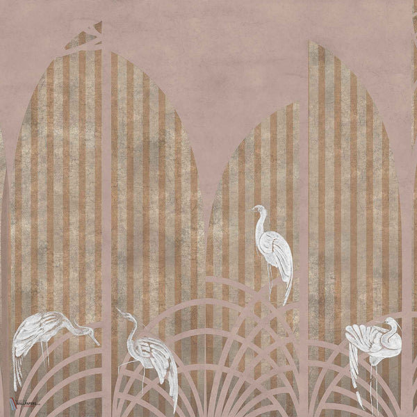 Tassel wallpaper in Rose by Coordonne