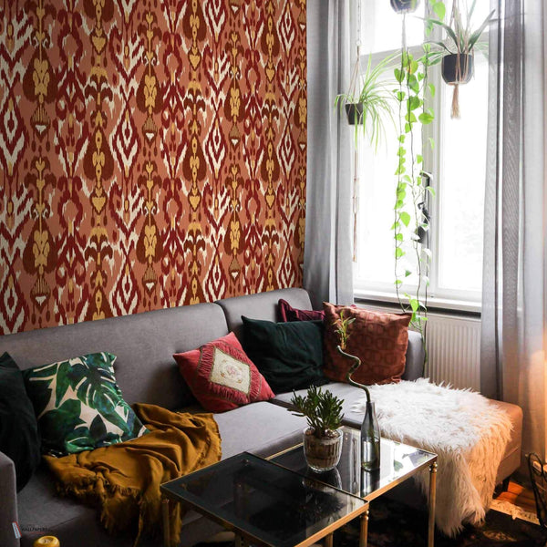 Uzbek Tapete in Clay von Coordonne — Interieur