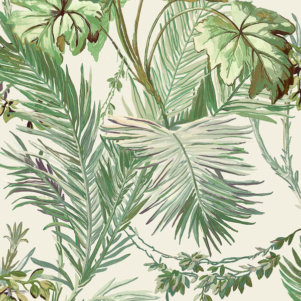 Vegetable Tapete in White von Coordonne