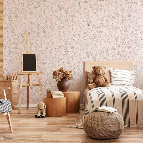 Zoology Tapete in Natural von Coordonne — Interieur