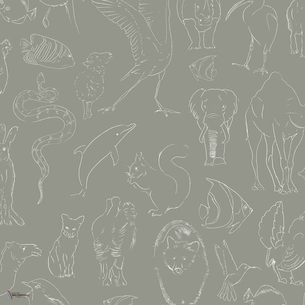 Zoology Tapete in Stone von Coordonne