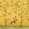 Crowned Crane wallpaper-Wallpaper-Coordonne-Amber-Non Woven-M2-Selected Wallpapers & Interiors