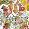 The Clear wallpaper in Multicolour by Daisy James — colour swatch