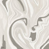The Flow Tapete in Beige von Daisy James — Farbmuster