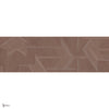 The Frame Tapete in Aubergine von Daisy James — Gesamtdesign
