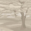 The Ilex wallpaper in Beige by Daisy James — colour swatch
