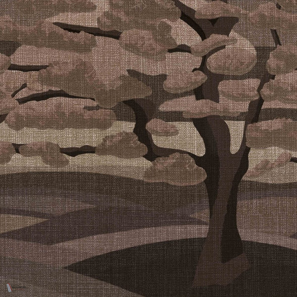 The Ilex wallpaper in Brown by Daisy James — colour swatch