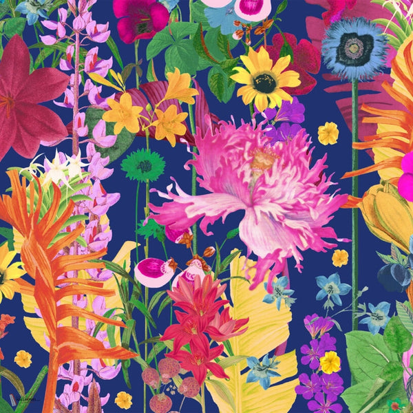 The Plenty wallpaper in Multicolour by Daisy James — colour swatch