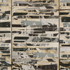 The Scraps wallpaper in Beige by Daisy James — colour swatch