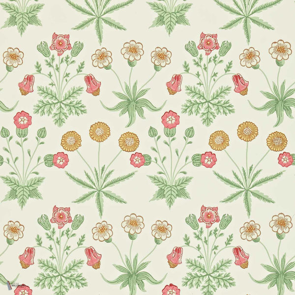 Daisy Tapete in Willow/Pink van Morris & Co