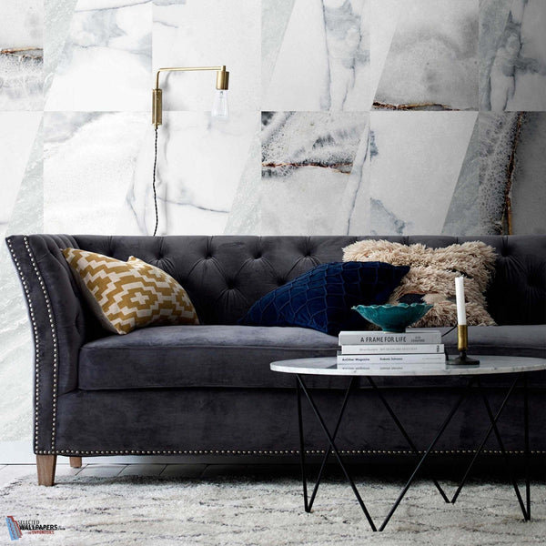 Diagonal wallpaper van Texam