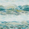 Elysian wallpaper in Blue van Sanderson