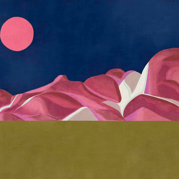 Escapada wallpaper in Cobalt by Coordonne