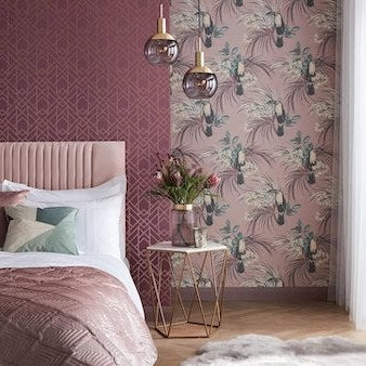 Fairhaven wallpaper in Dark Grey by 1838 wallcoverings