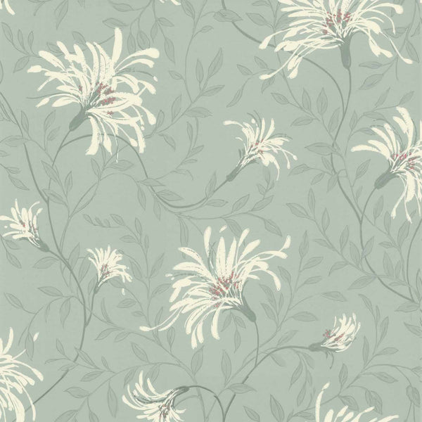 Fairhaven wallpaper in Duck Egg by 1838 wallcoverings