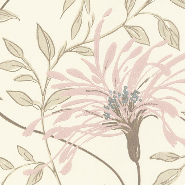 Fairhaven wallpaper in Pink by 1838 wallcoverings