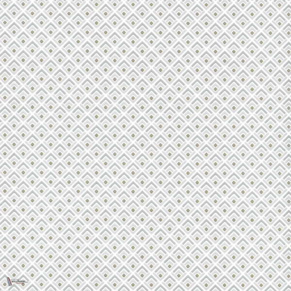 Gio wallpaper in Gray van 1838 wallcoverings