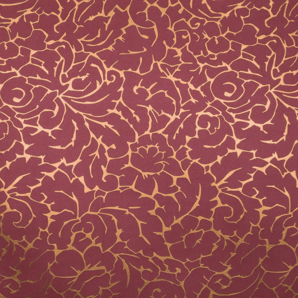 Guimard wallpaper in Grenat Dore by Casamance