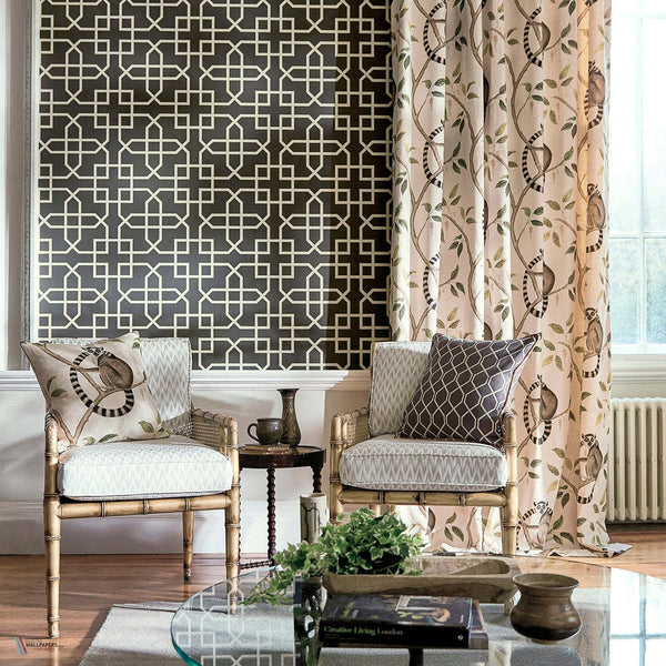 Hampton Trellis wallpaper van Sanderson