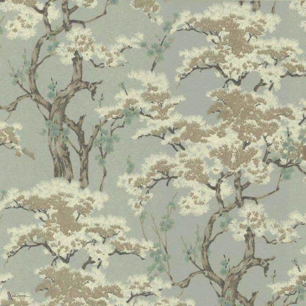 Harewood wallpaper in Seafoam van 1838 wallcoverings