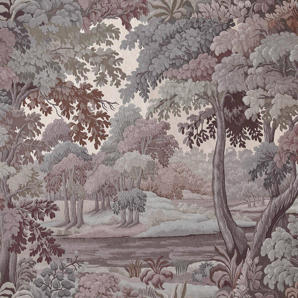Plantasia wallpaper-House of Hackney-Chestnut-200 cm-Roll-Selected Wallpapers-Interiors
