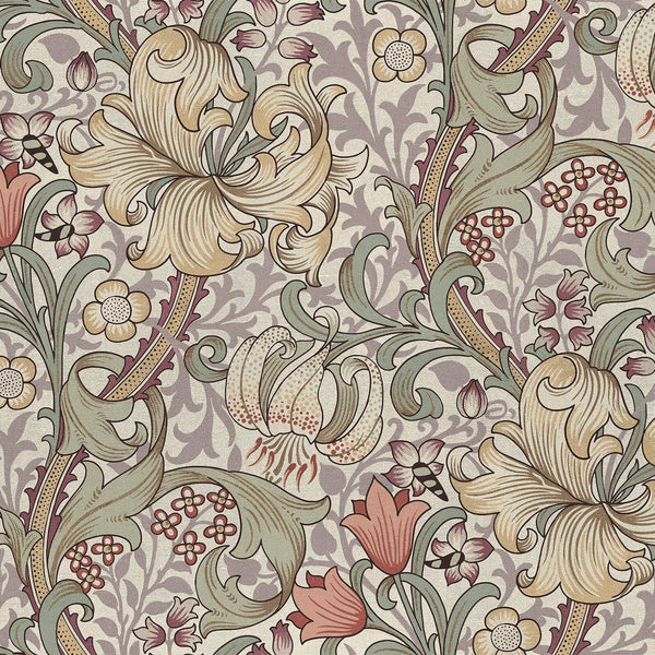 Golden Lily wallpaper-House of Hackney-Cirrus-200 cm-Roll-Selected Wallpapers-Interiors