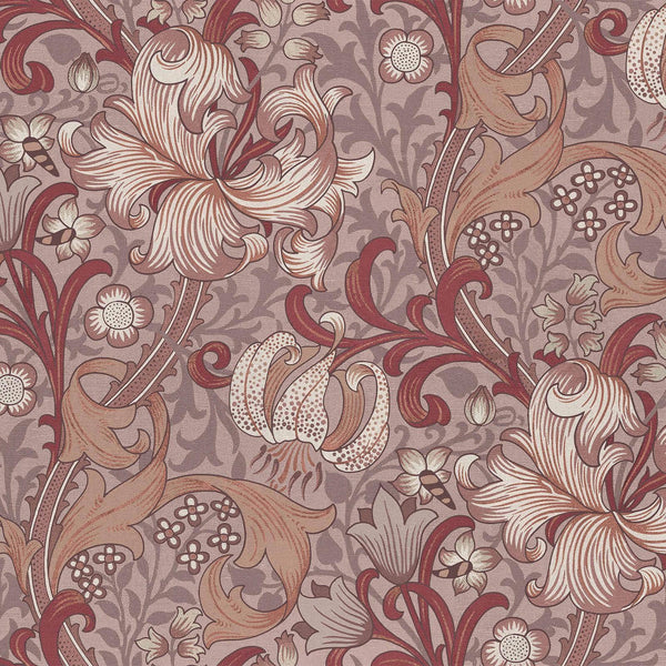 Golden Lily wallpaper-House of Hackney-Tourmaline-200 cm-Roll-Selected Wallpapers-Interiors