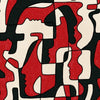Saudade Tapete-Mind the Gap-Red-Rolle-Selected Wallpapers-Interiors