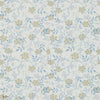 Jasmine wallpaper in Ecru/Woad van Morris & Co