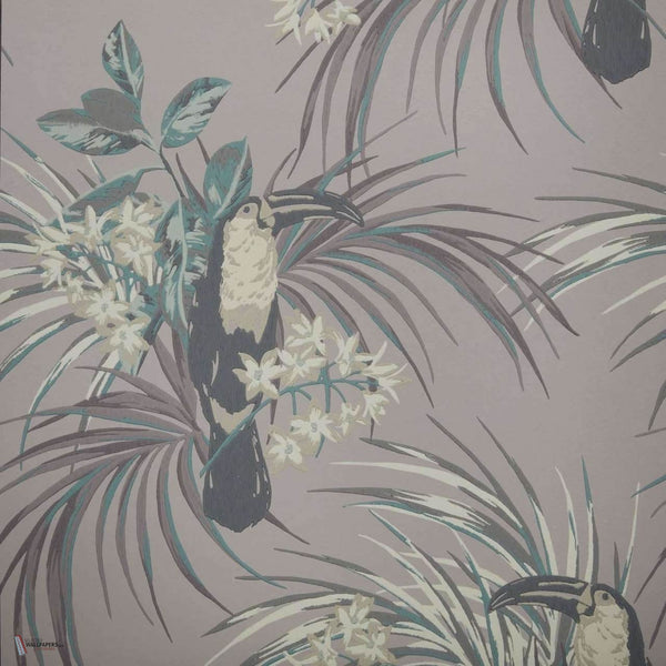 Le Toucan wallpaper in Rose van 1838 wallcoverings