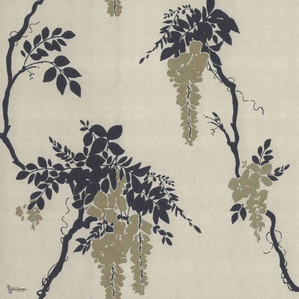 Leonora wallpaper in Gold van 1838 wallcoverings