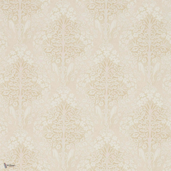 Lerena wallpaper in Cream van Sanderson