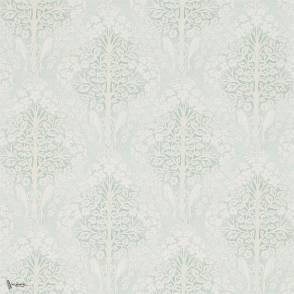 Lerena wallpaper in Wedgwood van Sanderson