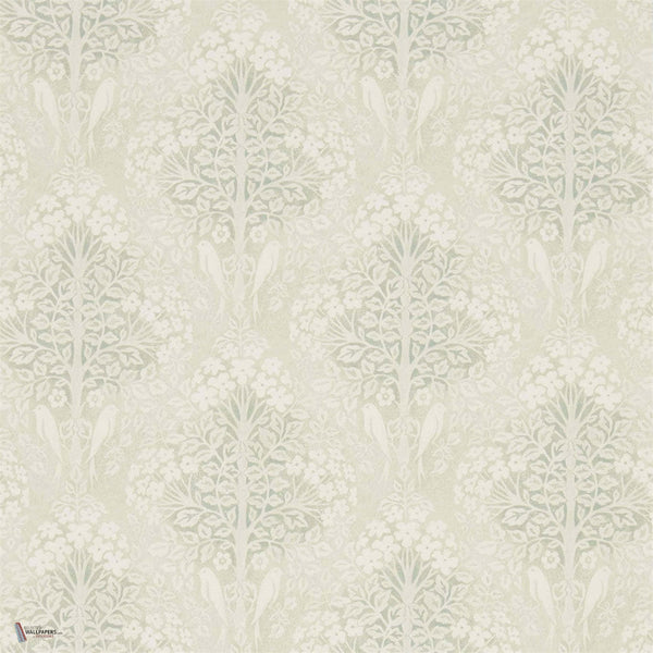 Lerena wallpaper in Willow van Sanderson