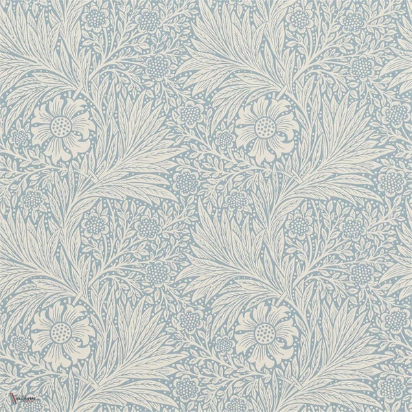 Marigold wallpaper in Wedgwood van Morris & Co