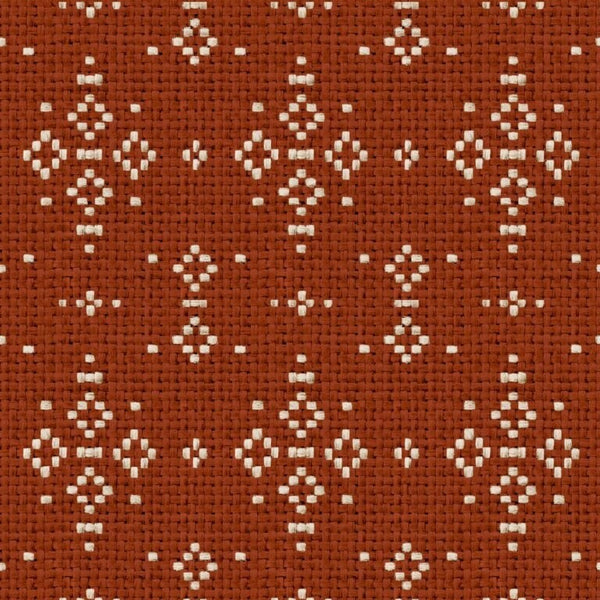 Mazahua wallpaper in Terracotta by Coordonne