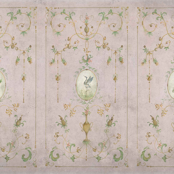 Mirto wallpaper in Rose by Coordonne