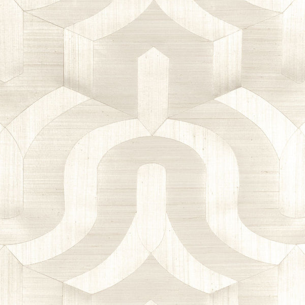 Mogador wallpaper in Nacre by Casamance