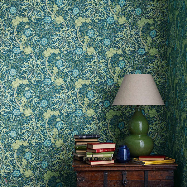 Morris Seaweed wallpaper van Morris & Co