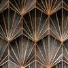 Mythique wallpaper in Carbone Bronze by Casamance